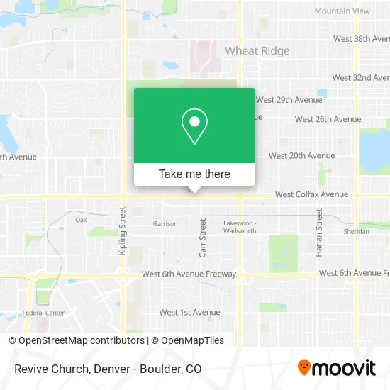 Mapa de Revive Church