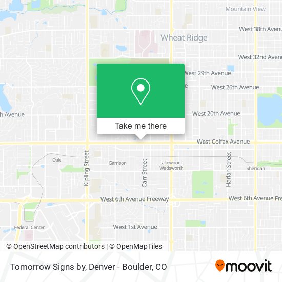 Mapa de Tomorrow Signs by