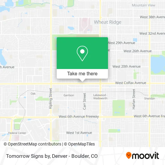 Mapa de Tomorrow Signs by