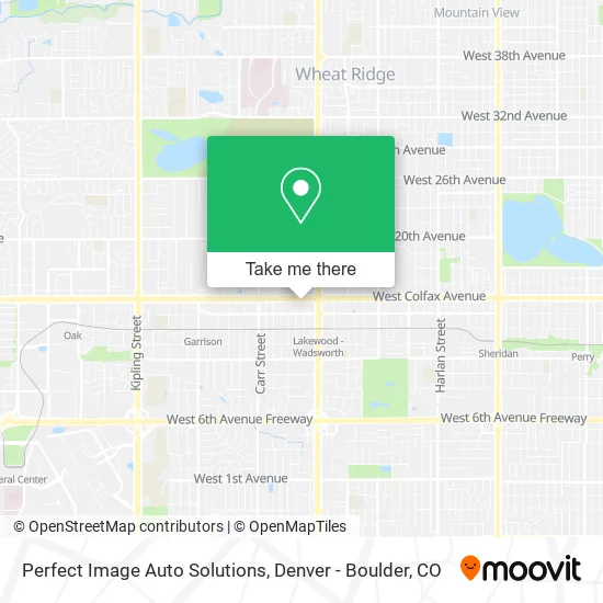 Perfect Image Auto Solutions map