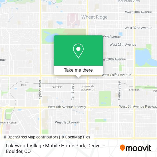 Lakewood Village Mobile Home Park map