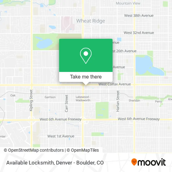 Available Locksmith map