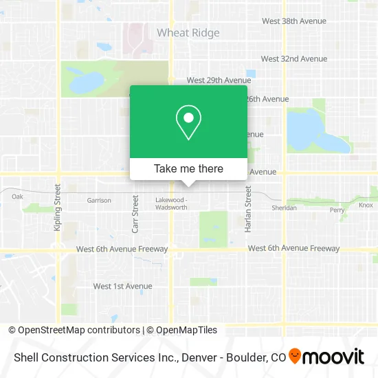 Shell Construction Services Inc. map