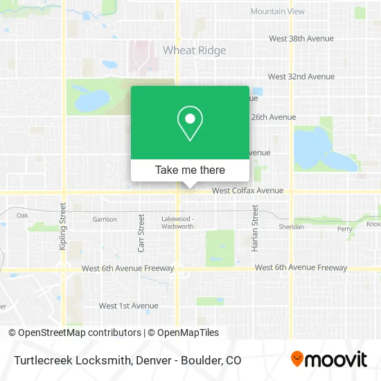 Turtlecreek Locksmith map
