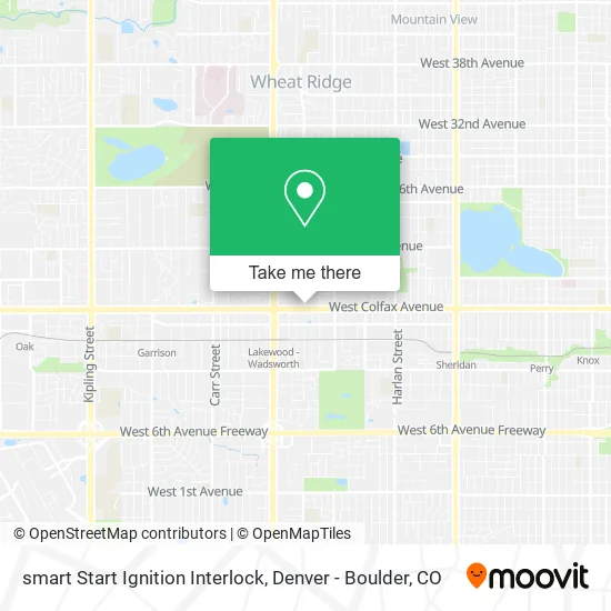 smart Start Ignition Interlock map
