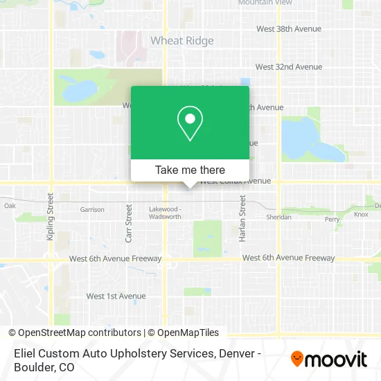 Eliel Custom Auto Upholstery Services map
