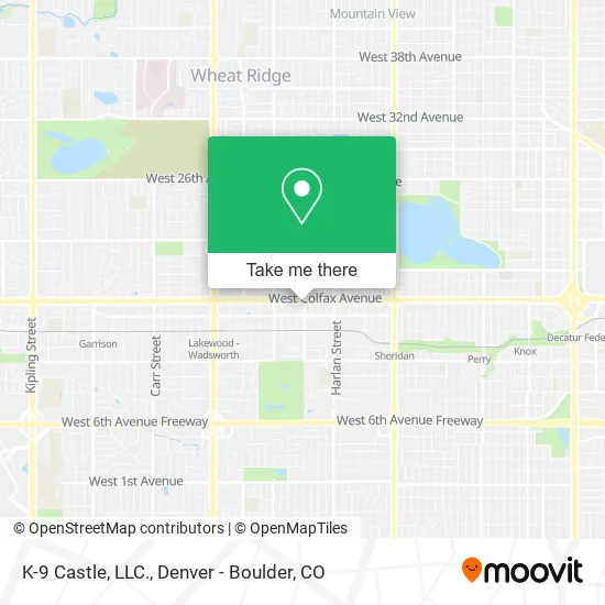 K-9 Castle, LLC. map