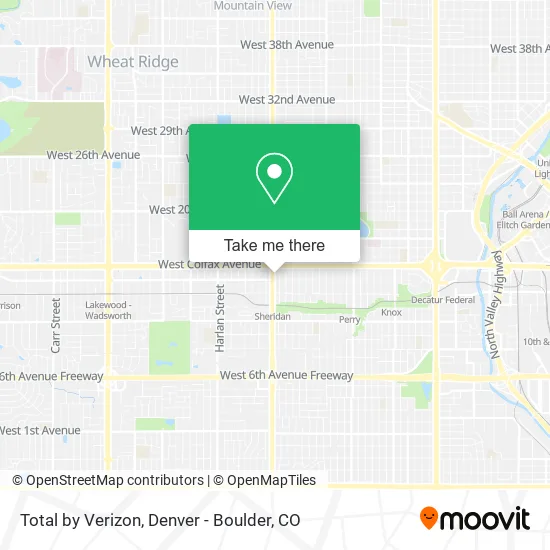 Total by Verizon map