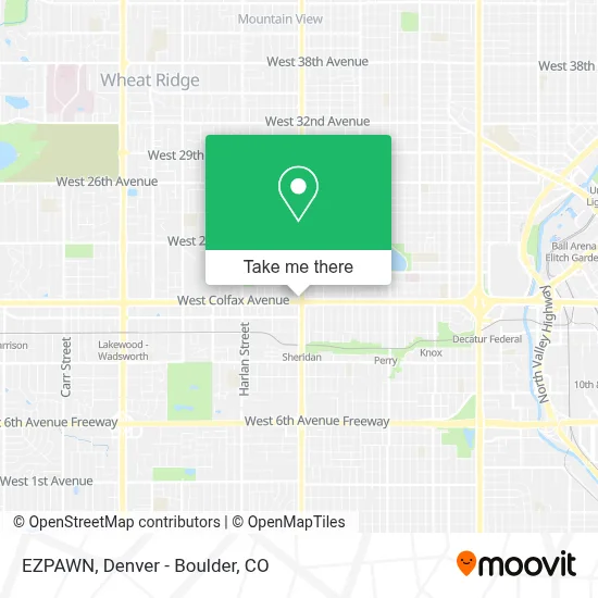EZPAWN map