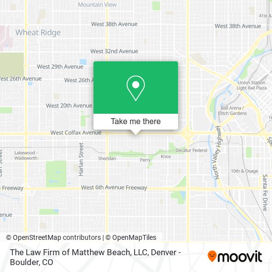The Law Firm of Matthew Beach, LLC map