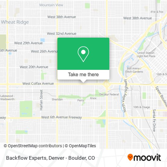 Backflow Experts map