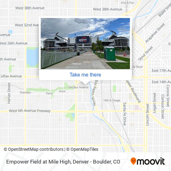 Mapa de Empower Field at Mile High