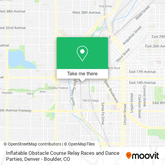 Inflatable Obstacle Course Relay Races and Dance Parties map