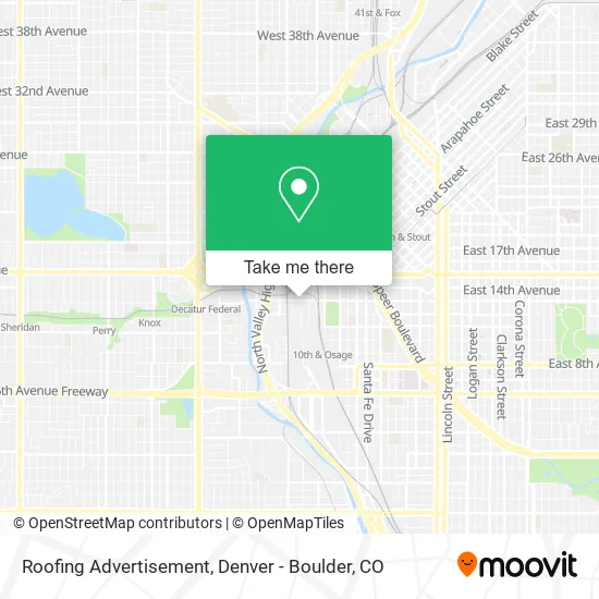 Roofing Advertisement map