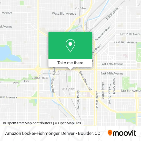 Amazon Locker-Fishmonger map