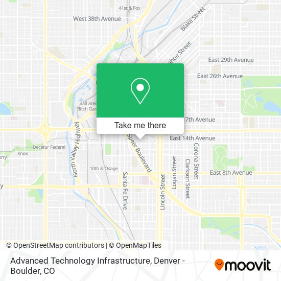 Mapa de Advanced Technology Infrastructure