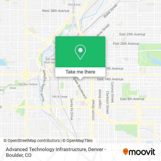 Advanced Technology Infrastructure map
