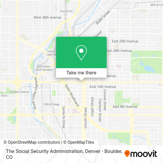 The Social Security Administration map