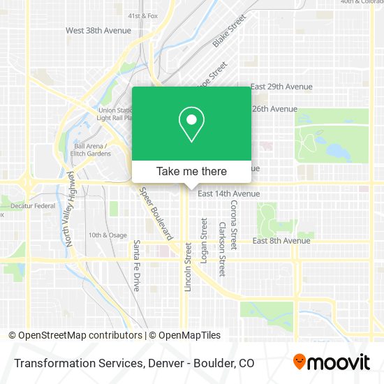 Transformation Services map