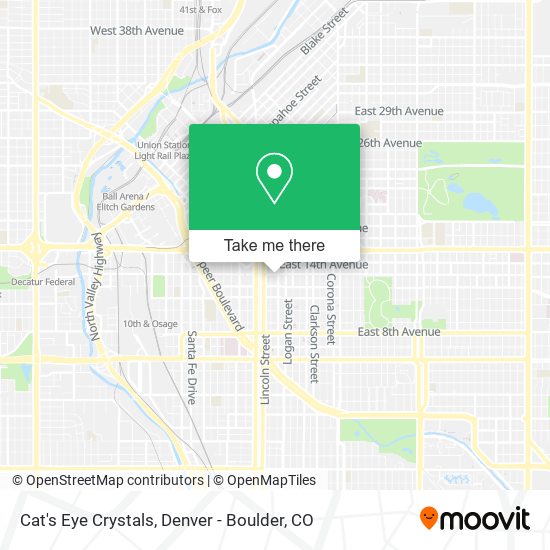Cat's Eye Crystals map