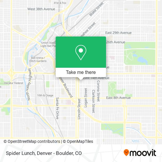 Spider Lunch map