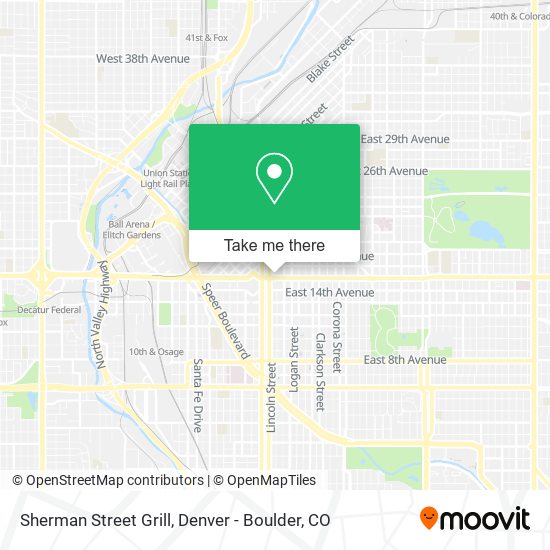 Mapa de Sherman Street Grill