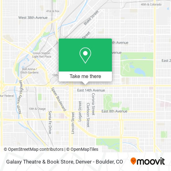 Galaxy Theatre & Book Store map
