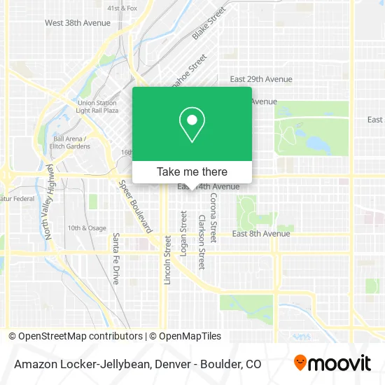 Amazon Locker-Jellybean map