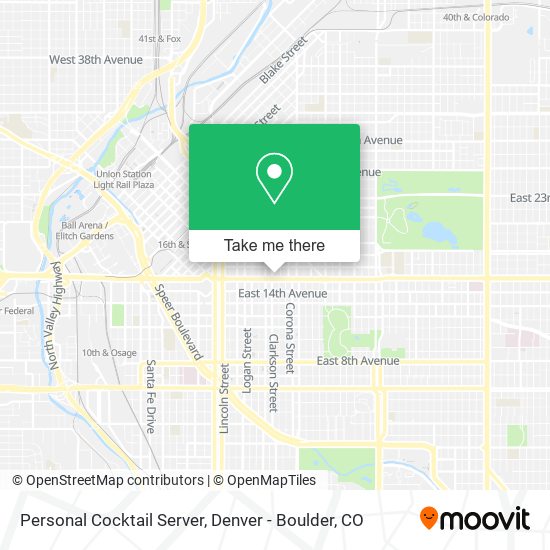 Mapa de Personal Cocktail Server