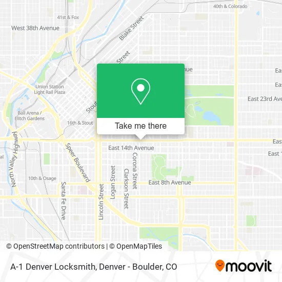 Mapa de A-1 Denver Locksmith
