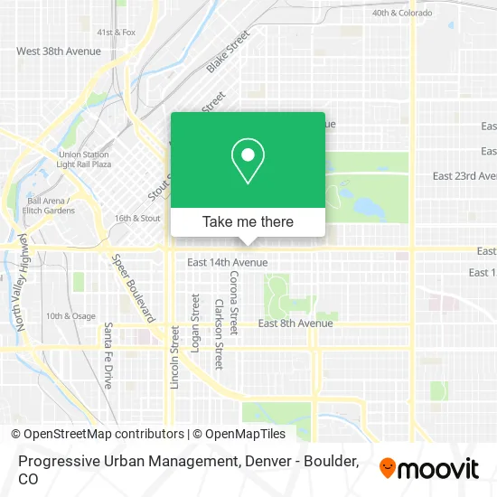 Progressive Urban Management map