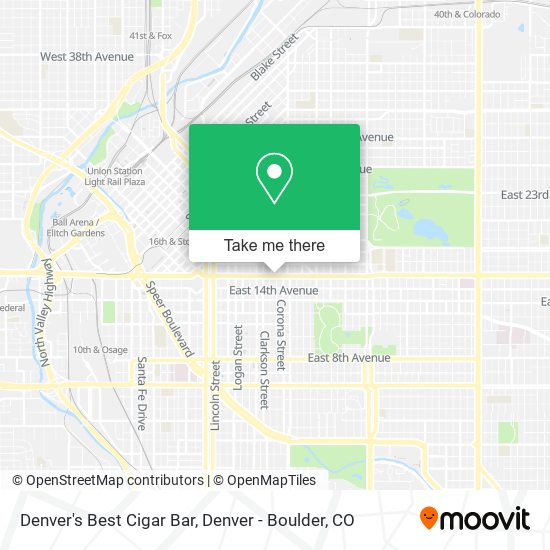 Mapa de Denver's Best Cigar Bar