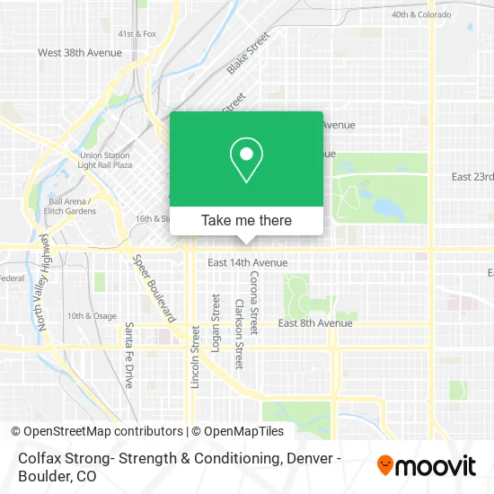 Colfax Strong- Strength & Conditioning map