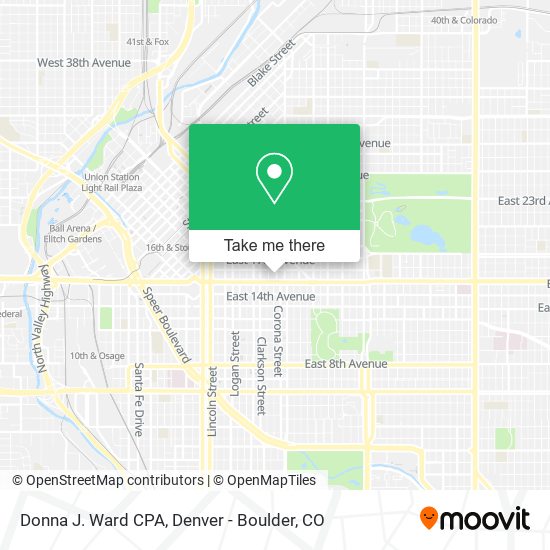 Donna J. Ward CPA map