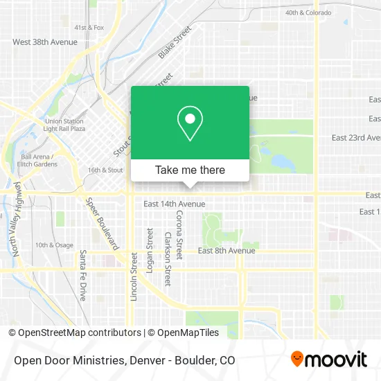 Open Door Ministries map