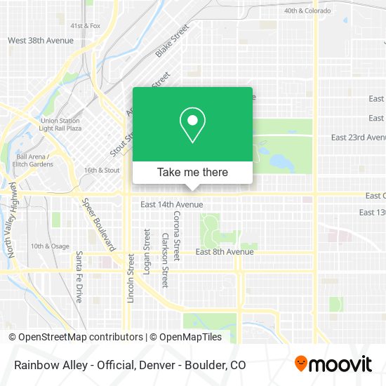 Rainbow Alley - Official map