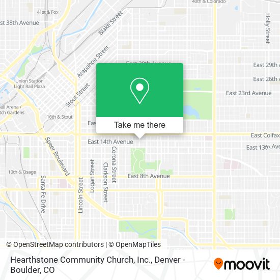 Hearthstone Community Church, Inc. map
