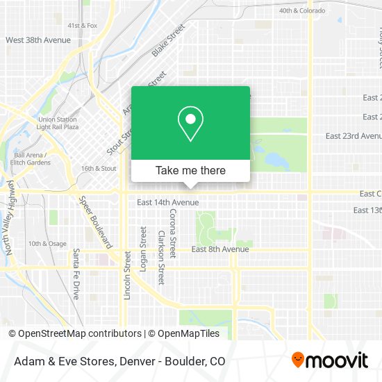 Adam & Eve Stores map