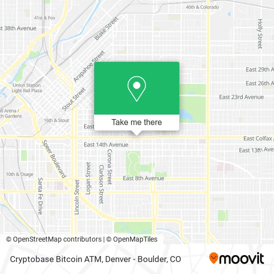Mapa de Cryptobase Bitcoin ATM