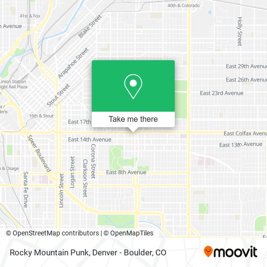 Mapa de Rocky Mountain Punk