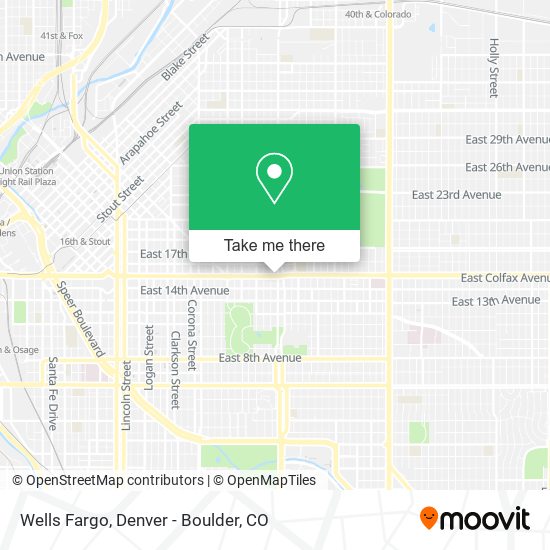 Mapa de Wells Fargo