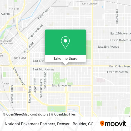 National Pavement Partners map
