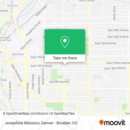 Mapa de Josephine Mansion