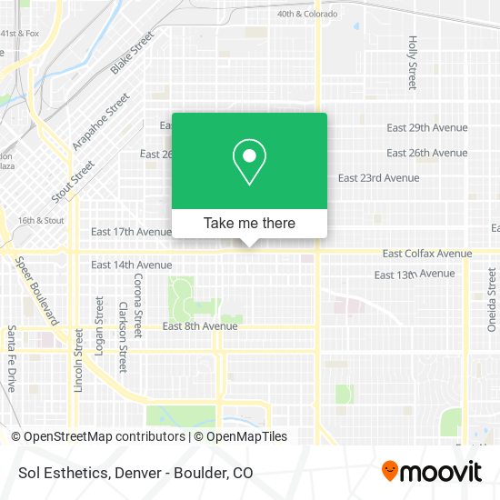 Sol Esthetics map
