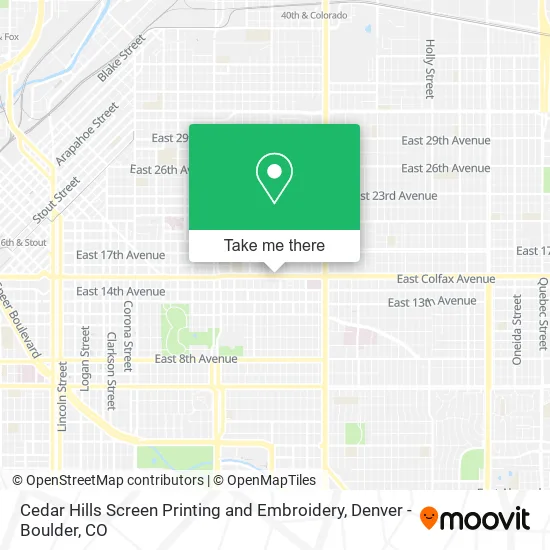Mapa de Cedar Hills Screen Printing and Embroidery