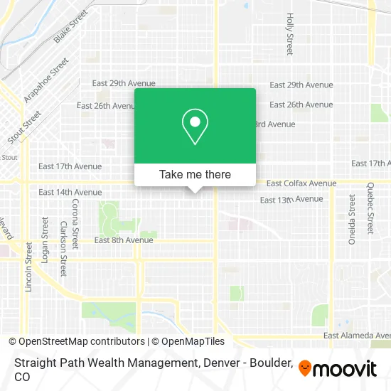 Mapa de Straight Path Wealth Management