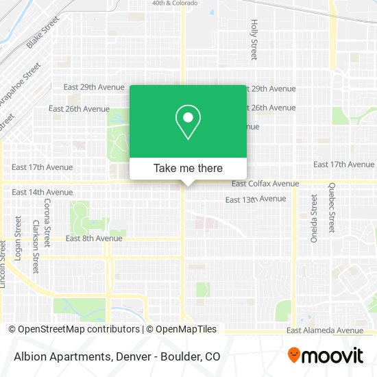 Albion Apartments map