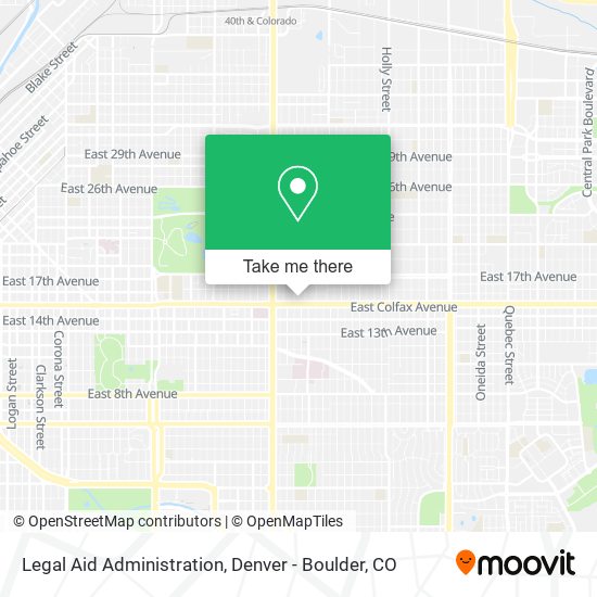 Legal Aid Administration map