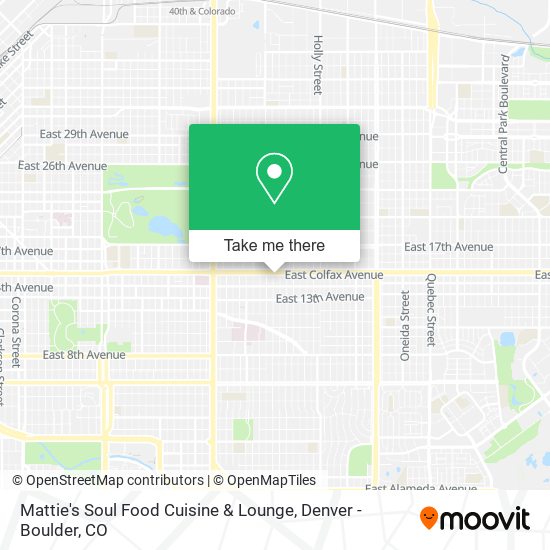 Mattie's Soul Food Cuisine & Lounge map