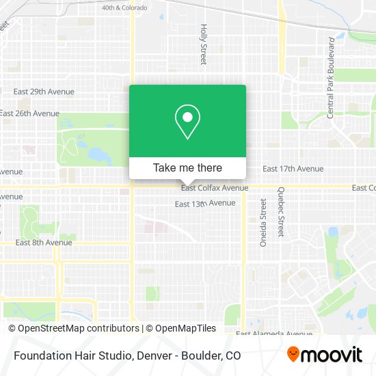 Foundation Hair Studio map